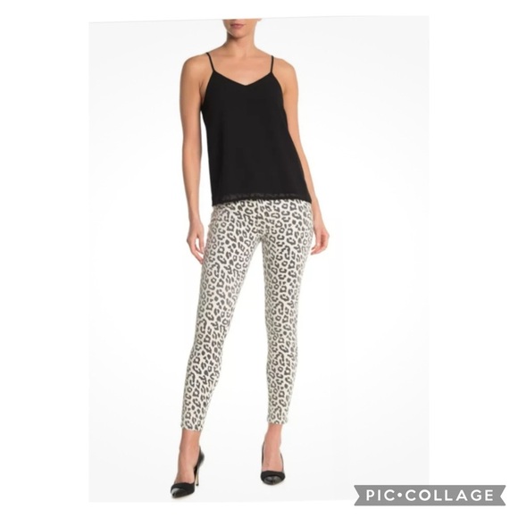 Joe’s Jeans The Charlie Snow Leopard High Rise Skinny Ankle Jeans Size 27 - Picture 3 of 15